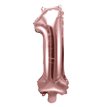 35CM ROSE GOLD NUMBER 1 AIR FILL FOIL