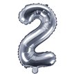 35CM SILVER NUMBER 2 AIR FILL FOIL