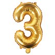 35CM GOLD NUMBER 3 AIR FILL FOIL