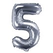 35CM SILVER NUMBER 5 AIR FILL FOIL