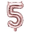 35CM ROSE GOLD NUMBER 5 AIR FILL FOIL