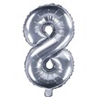 35CM SILVER NUMBER 8 AIR FILL FOIL