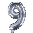 35CM SILVER NUMBER 9 AIR FILL FOIL