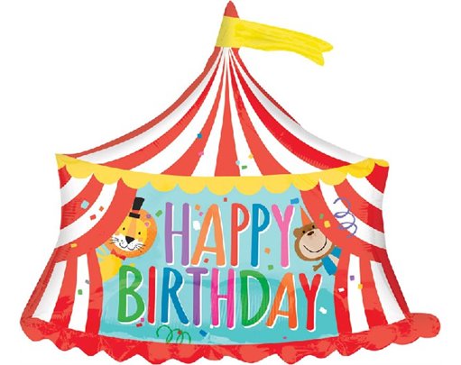 CIRCUS TENT B/DAY SUPERSHAPE