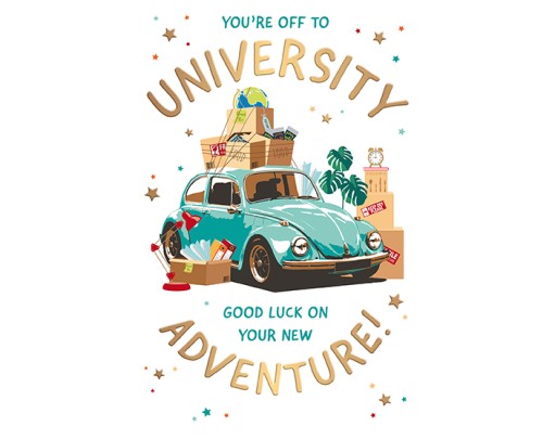 Youre Off To University - Good Luck On Your New Adventure