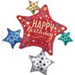 BIRTHDAY SATIN STAR CLUSTER SUPERSHAPE