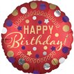 18IN RED SATIN PARTY FOIL BALLOON