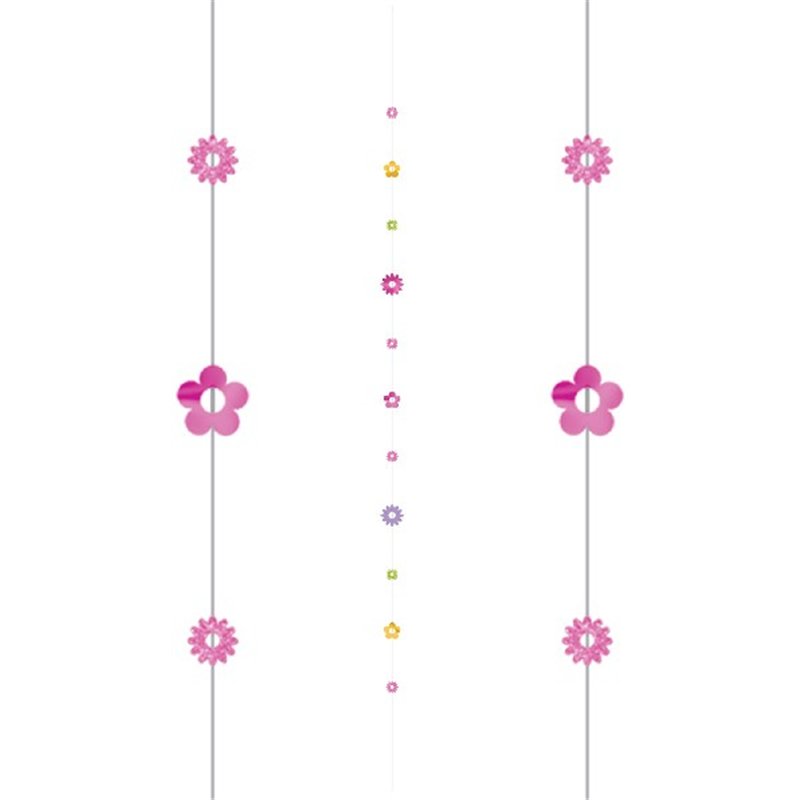 1.8m FLOWERS BALLOON FUN STRING