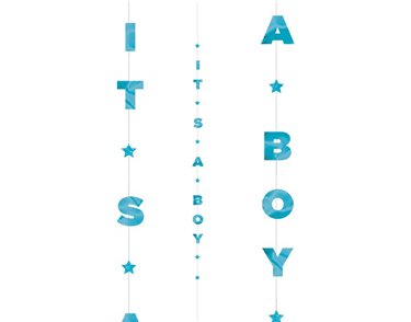 ITS A BOY BALLOON STRING