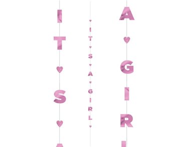 ITS A GIRL BALLOON STRING