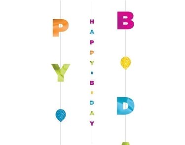 BRIGHT B/DAY BALLOON STRING