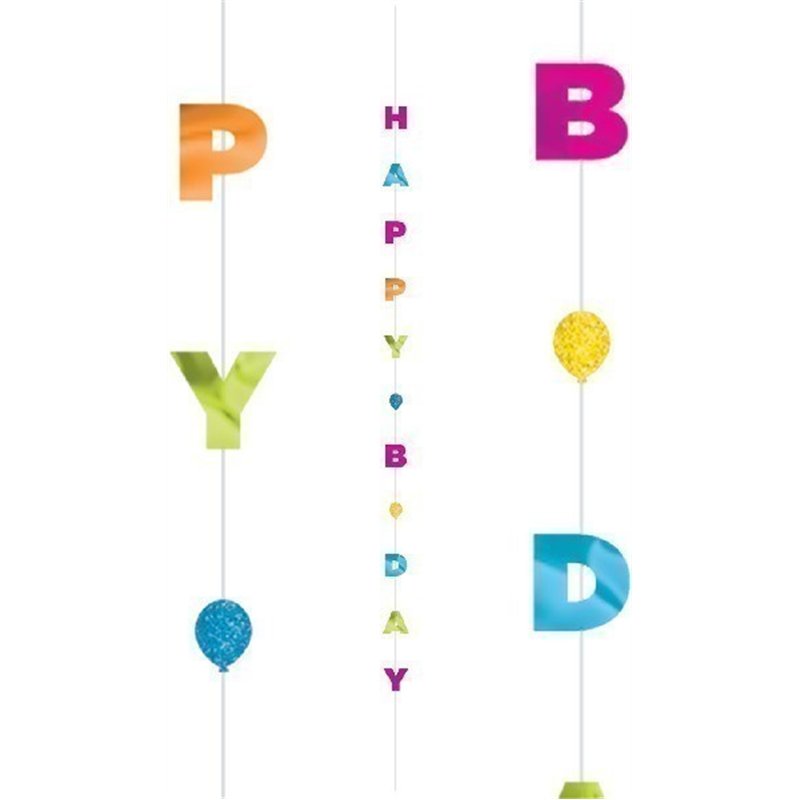 BRIGHT B/DAY BALLOON STRING