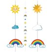 SUN / RAINBOW / CLOUDS BALLOON STRING