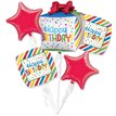 BIRTHDAY PRESENT BALLOON BOUQUET