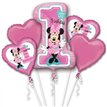 MINNIE 1ST BIRTHDAY BALLOON BOUQUET