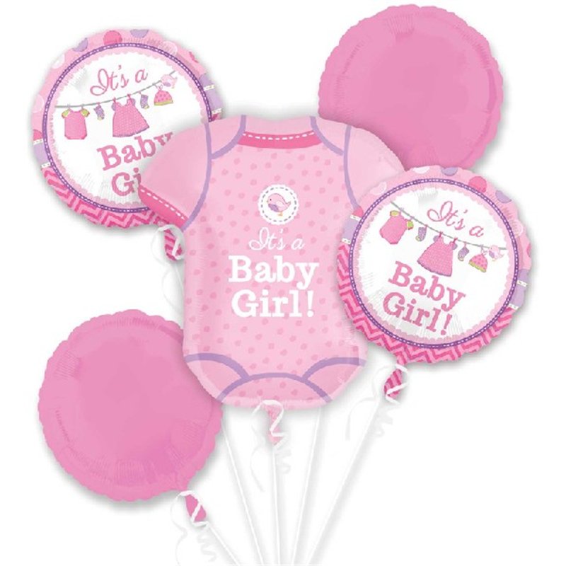 SHOWER WITH LOVE GIRL BALLOON BOUQUET