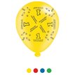 (8) 10IN ASST AGE 1 BIRTHDAY BALLOONS  6S