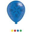 (8) 10IN ASST AGE 3 BIRTHDAY BALLOONS  6S