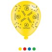 (8) 10IN ASST AGE 9 BIRTHDAY BALLOONS  6S