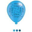 (8) 10IN ASST ITS A BOY BALLOONS  6S
