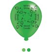 (8) 10IN ASST GOOD LUCK BALLOONS  6S