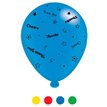 (8) 10IN ASST THANK YOU MIX BALLOONS  6S