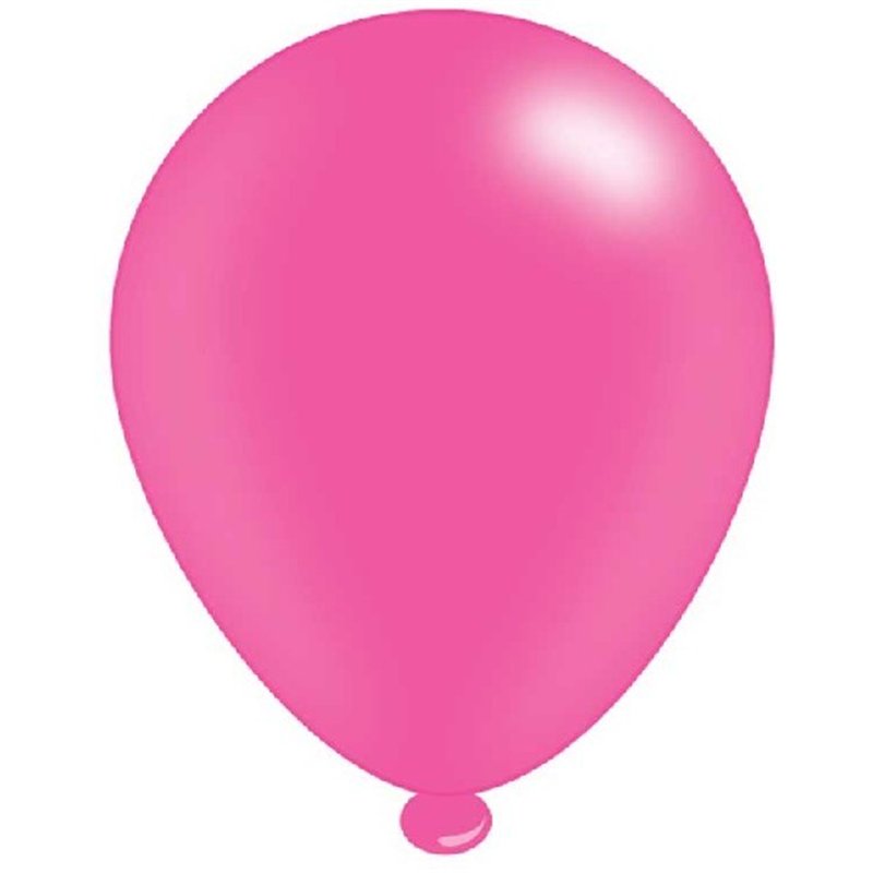 (8) 10IN ASST HOT PINK BALLOONS  6S