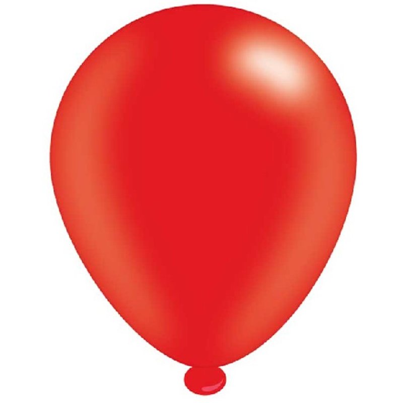 (8) 10IN ASST RED BALLOONS  6S