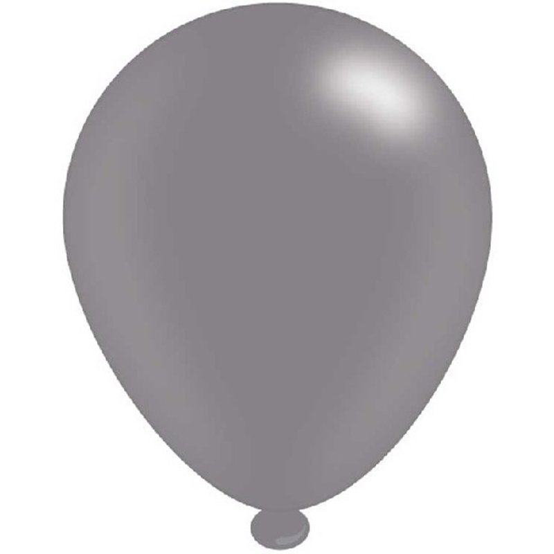 (8) 10IN ASST SILVER BALLOONS  6S