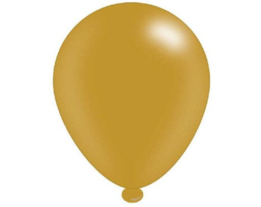 (8) 10IN ASST GOLD BALLOONS  6S