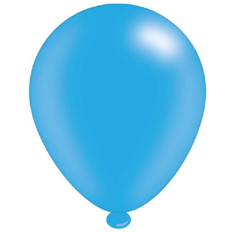 (8) 10IN ASST LIGHT BLUE BALLOONS  6S