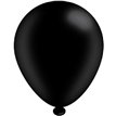(8) 10IN ASST BLACK BALLOONS  6S