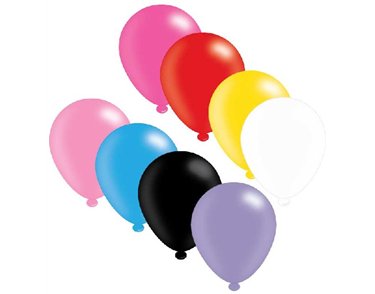 (8) 10IN ASST ASSORTED BALLOONS  6S