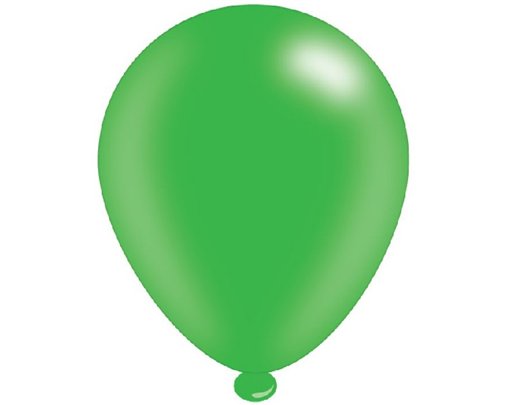 (8) 10IN ASST GREEN BALLOONS  6S