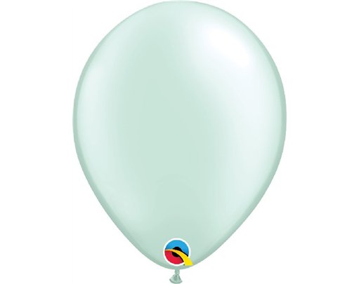 25PK 11in PEARL MINT GREEN QUALATEX