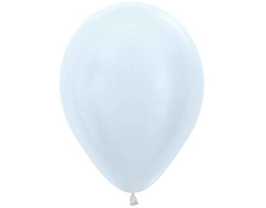 (50) 12IN SATIN WHITE SEMPERTEX (20000829)