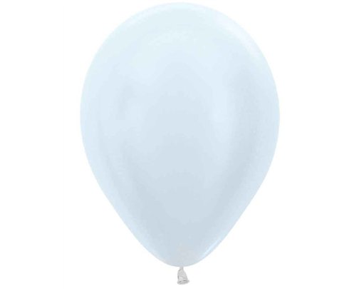 (50) 12IN SATIN WHITE SEMPERTEX (20000829)