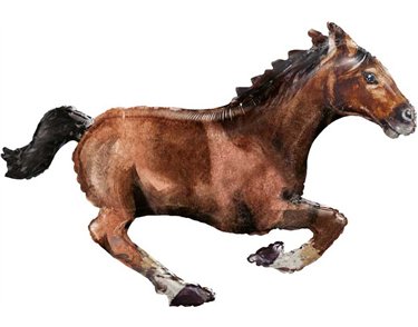 40IN GALLOPING HORSE S/SHAPE