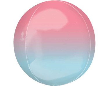 15in OMBRE RED & BLUE ORBZ