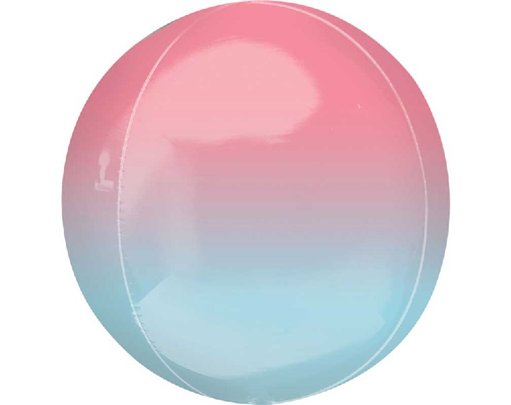 15in OMBRE RED & BLUE ORBZ