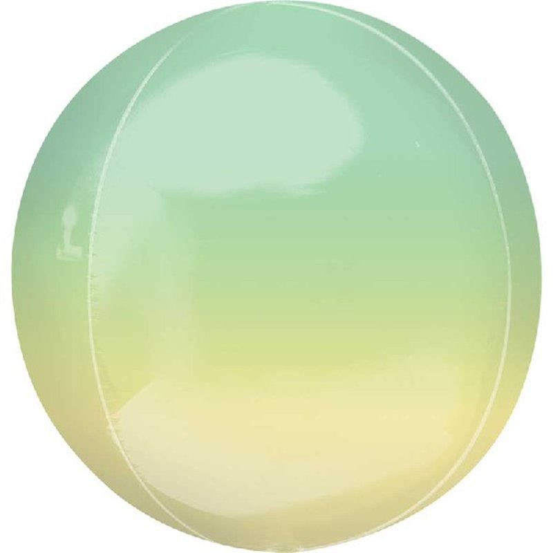 15in OMBRE YELLOW & GREEN ORBZ