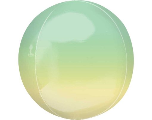 15in OMBRE YELLOW & GREEN ORBZ