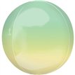 15in OMBRE YELLOW & GREEN ORBZ