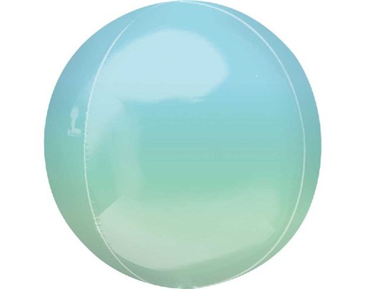15in OMBRE BLUE & GREEN ORBZ
