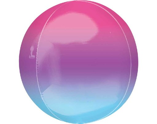 15in OMBRE PURPLE & BLUE ORBZ