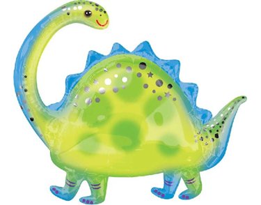 32IN BRONTOSAURUS S/SHAPE FOIL