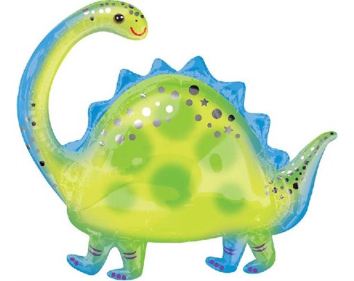 32IN BRONTOSAURUS S/SHAPE FOIL