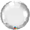 18IN CHROME SILVER ROUND FOIL BALLOON