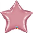 20IN CHROME MAUVE STAR FOIL BALLOON