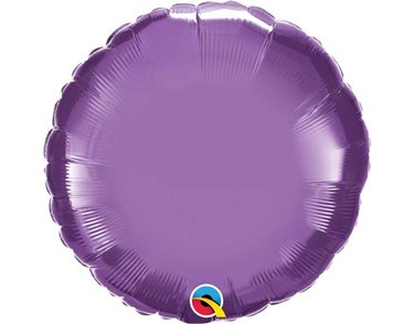 18IN CHROME PURPLE ROUND FOIL BALLOON